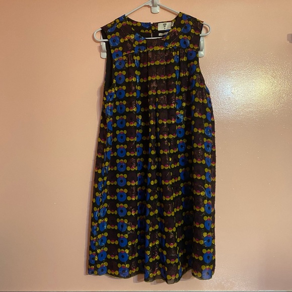 NWT Anna Sui for Target Metallic Dress - Picture 2 of 9